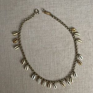 Isabel Marant Enamel Cowrie Shell Necklace